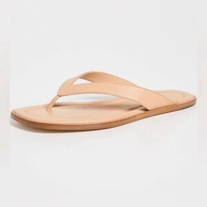 Staud Dante Leather Thong Slide